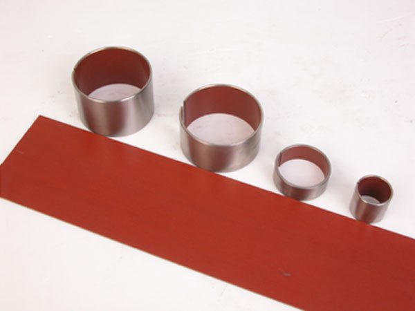 Rote PTFE-Zoll-Maß-Druckscheibe-Buchsen metrische Slding-Lager