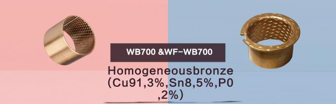 WB700, WF-WB700 wickelte mit Büschen bepflanzendes Bronze wf Maße wieland Lager Bronzegleitlager ein