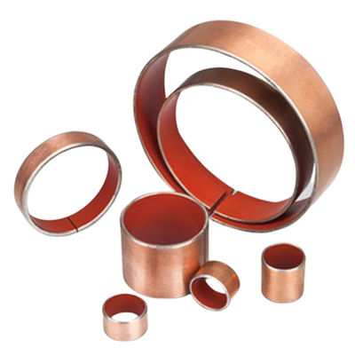 kaufen Stahlgestützte Metall-Polymer-Low-Friction-Leinlager Bronze Schubspülmaschine Rot Online-Herstellung