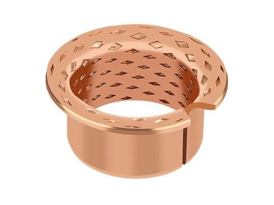 kaufen Phosphorzinn-Bronze-Flansch-Kragen eingewickeltes Bronzebuchsen-rautenförmiges Cusn8 Material H7 Online-Herstellung