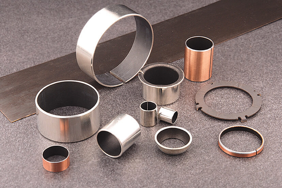 kaufen Custom OEM Graphit gefüllte Bronze Bushings AlSn20Cu Stahl Hinterhalt Flansche Hülle Online-Herstellung