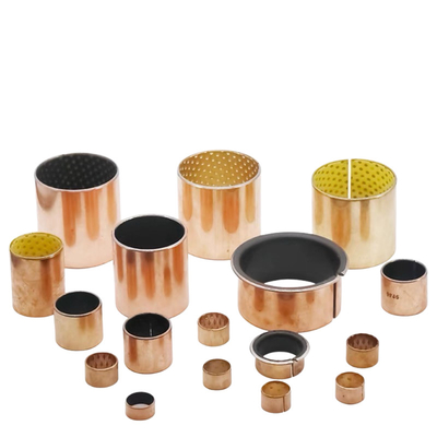kaufen Orange POM-Farbpolymer-Gleitlager aufgeschlitzt, Loch-Bronzebuchsen einfettend Online-Herstellung