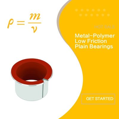 Ein guter Preis. Metall - Polymer-niedrige Reibungs-Ebenen-zylinderförmige Büsche konform zu RoHS-Spezifikationen Online