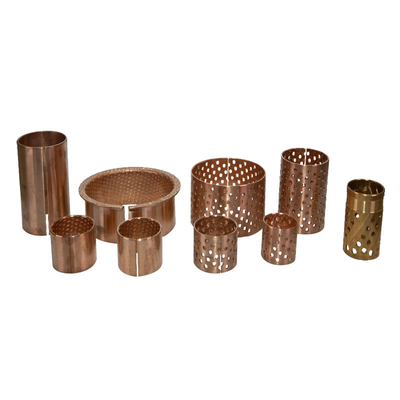 Ein guter Preis. Zylinderförmige Busch-Bronze-Ebenen-Gleitlager mit Fett-Reservoir-Schmierlöchern Online